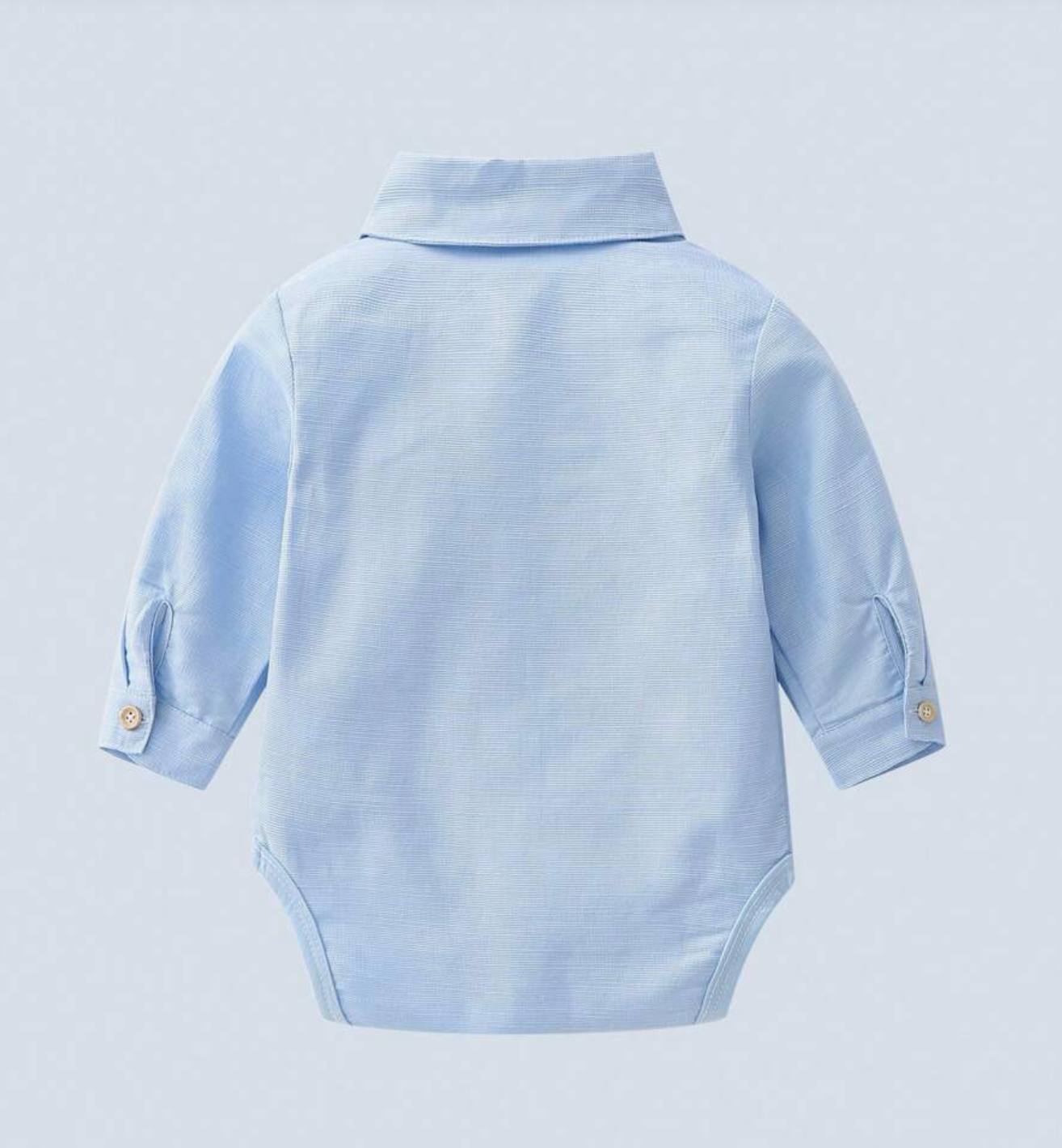 Romper azul con corbatin