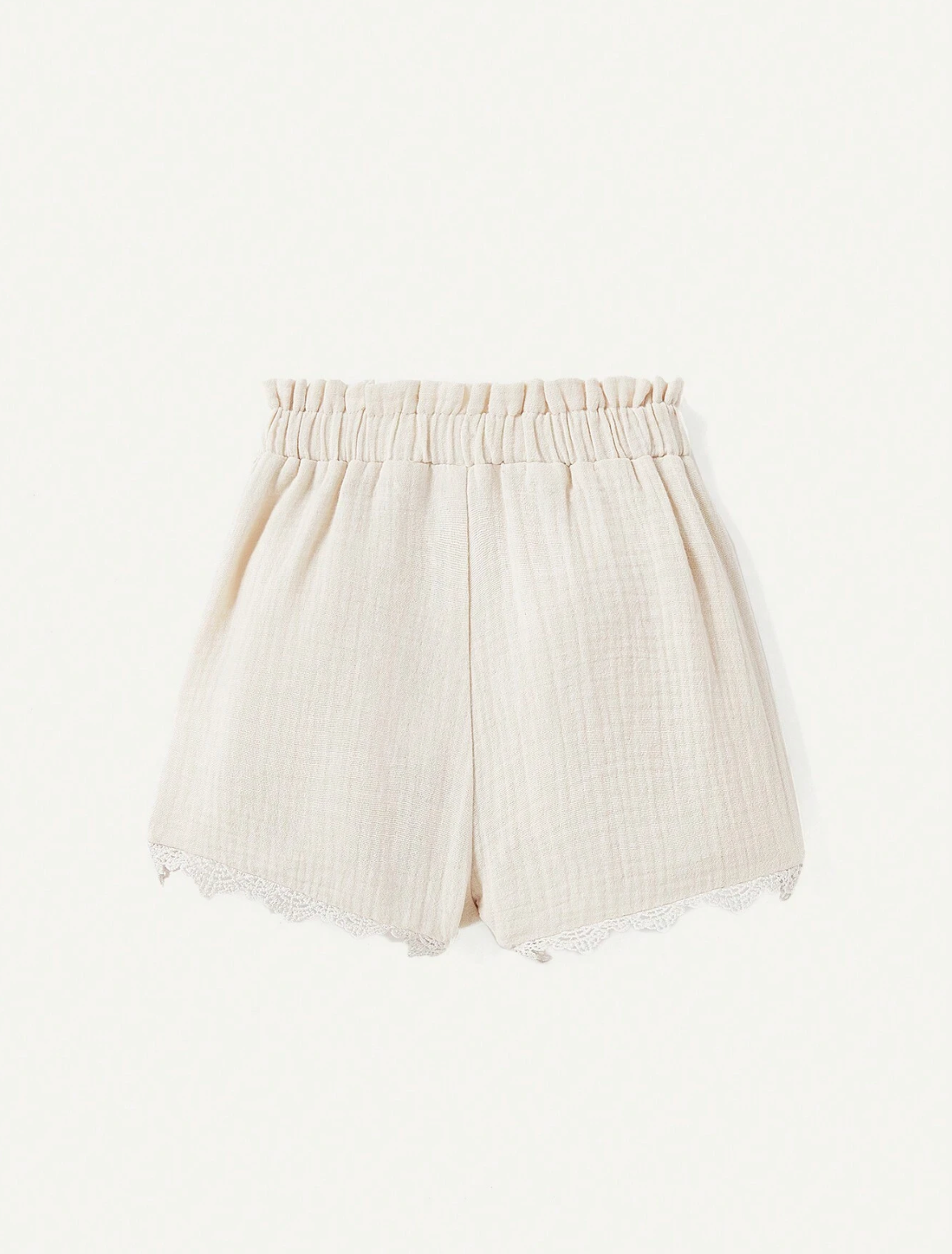 Conjunto para niña de blusa de tirantes y shorts de cintura elástica