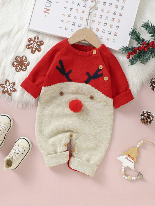 Mono tejido nariz reno