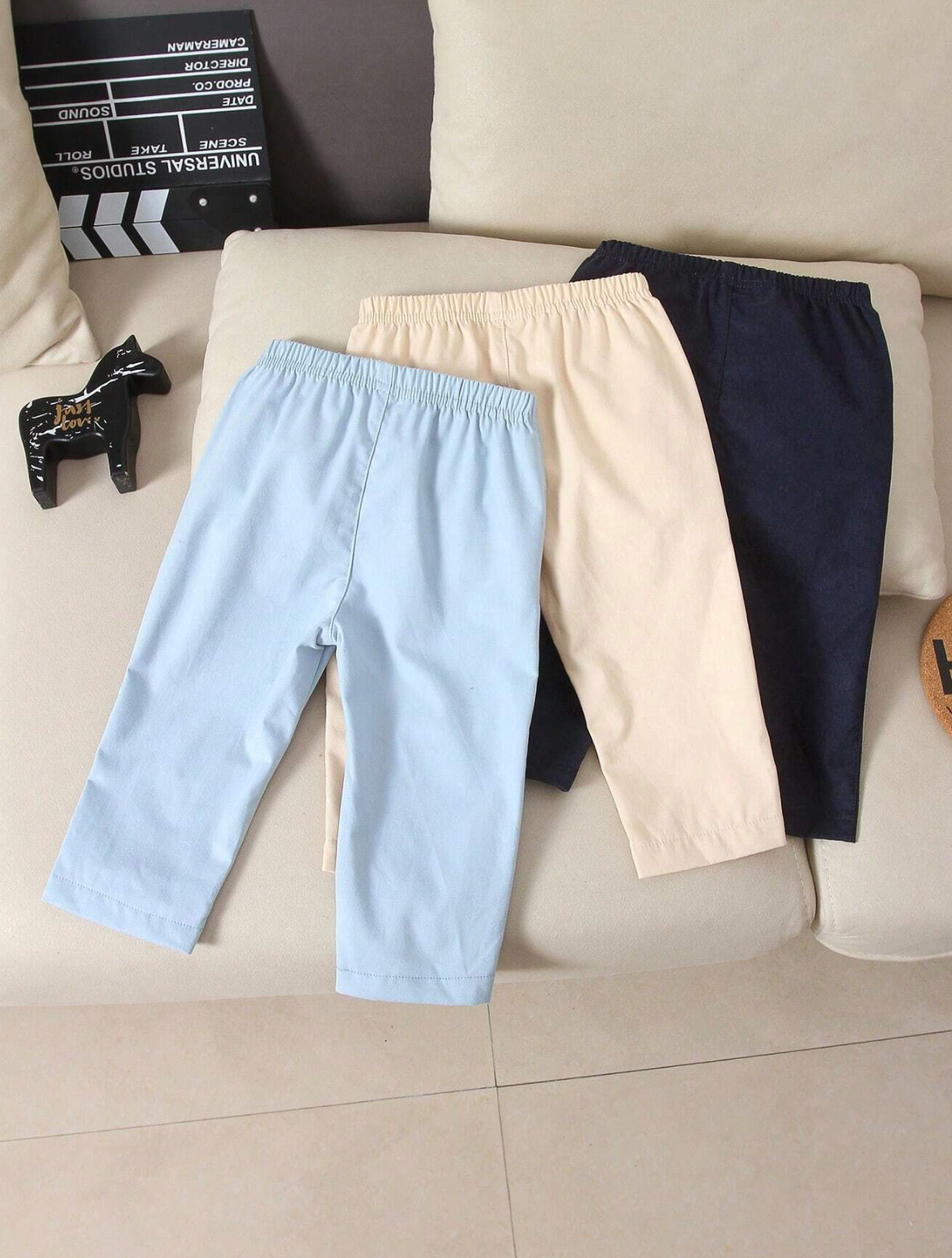 Conjunto de pantalones casuales con bolsillo para bebé